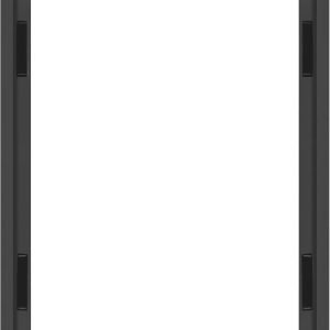 MCS Float 16x20 Black Finish Frame – Vertical & Horizontal Wall Hanging (1-Pack)